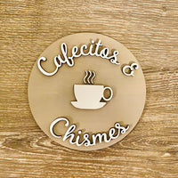 Cafecito and Chismes Tier Tray Set