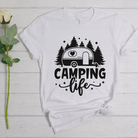 "Camping Life" With Camper Graphic