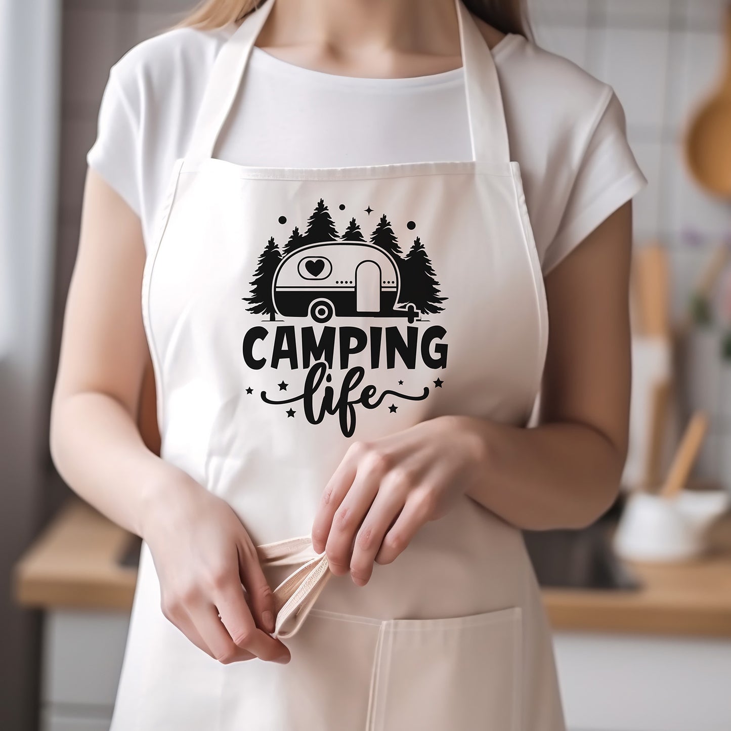 "Camping Life" With Camper Graphic