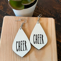 Cheer Teardrop Dangle Earrings