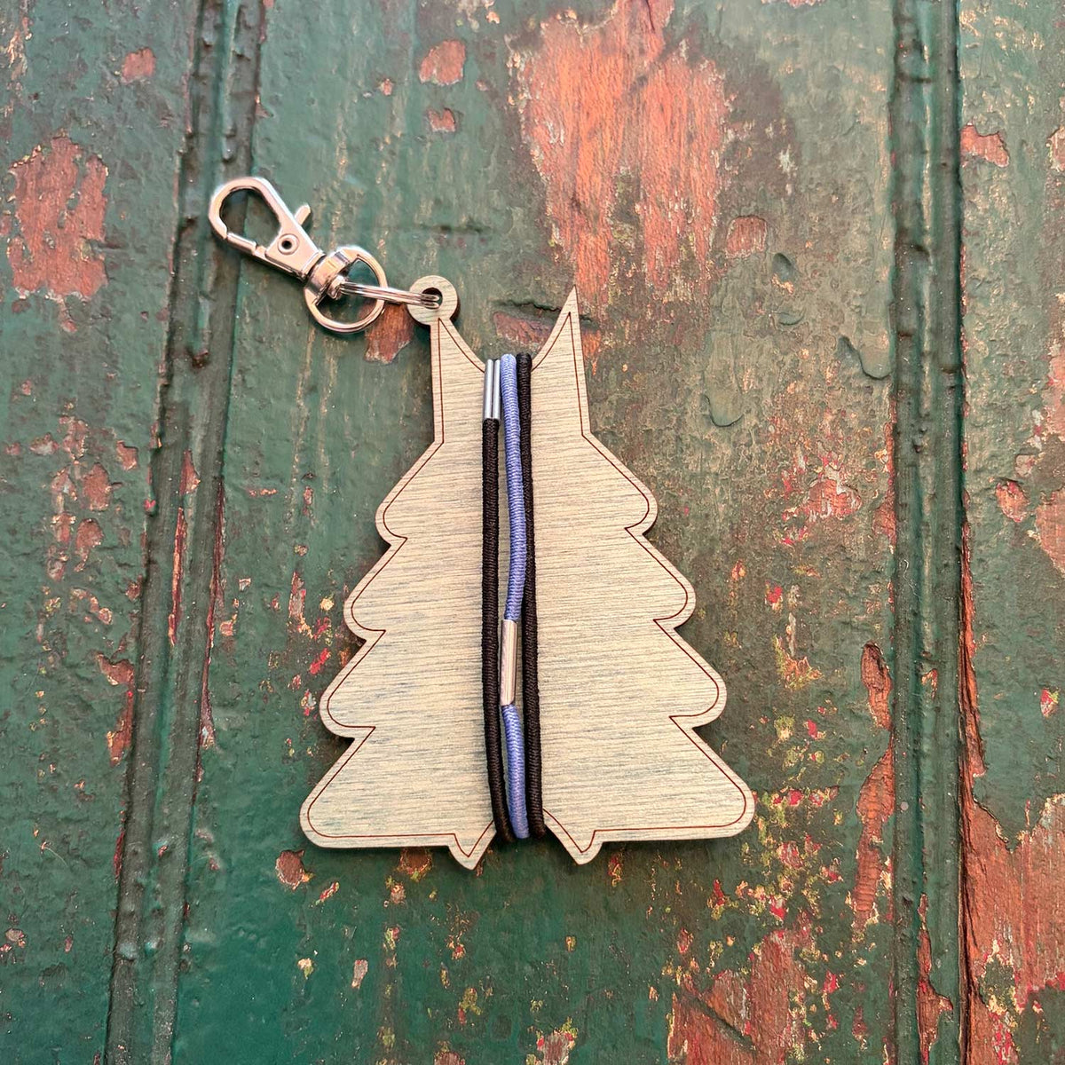 Christmas Tree Hair Elastic Tie Holder - Glowforge