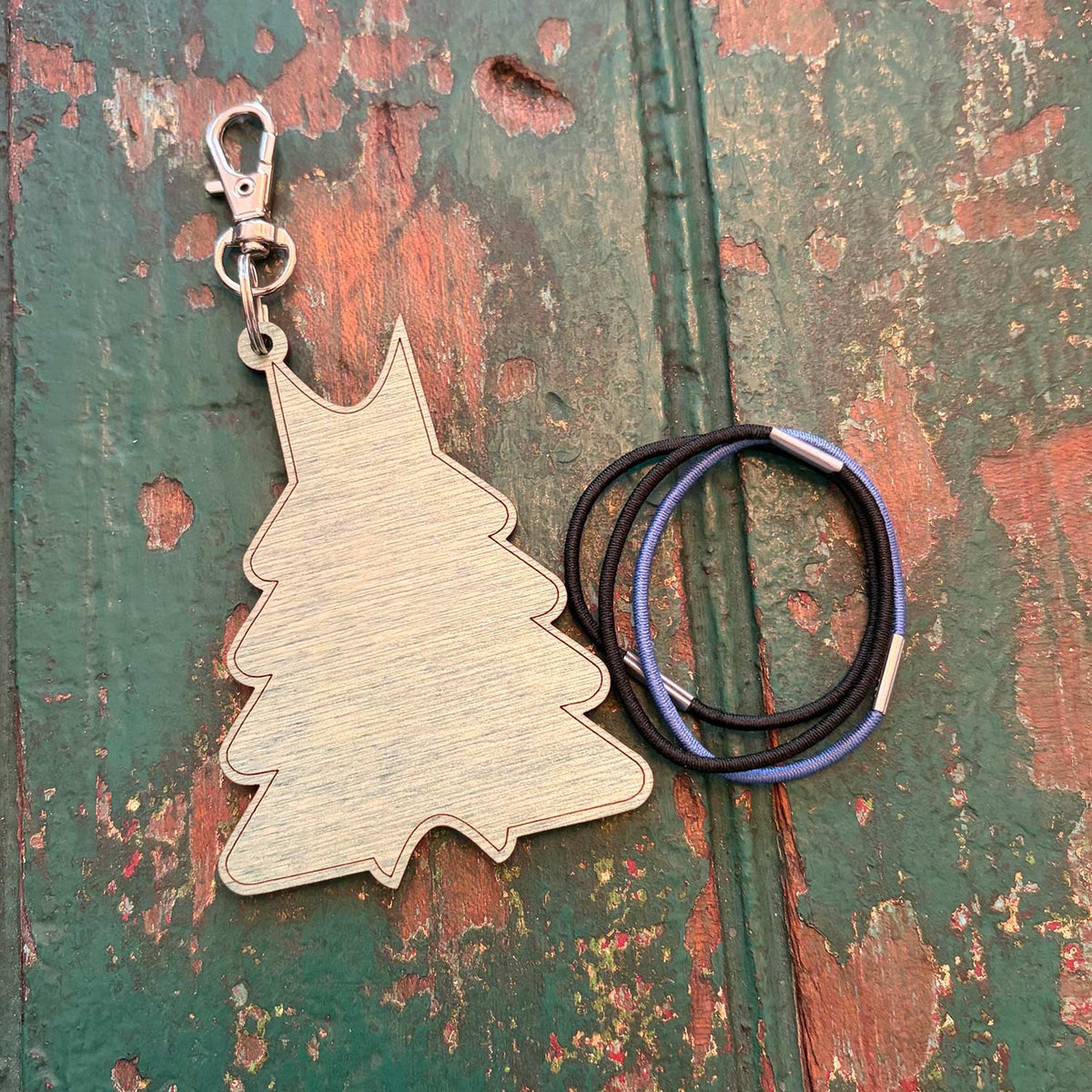 Christmas Tree Hair Elastic Tie Holder - Glowforge