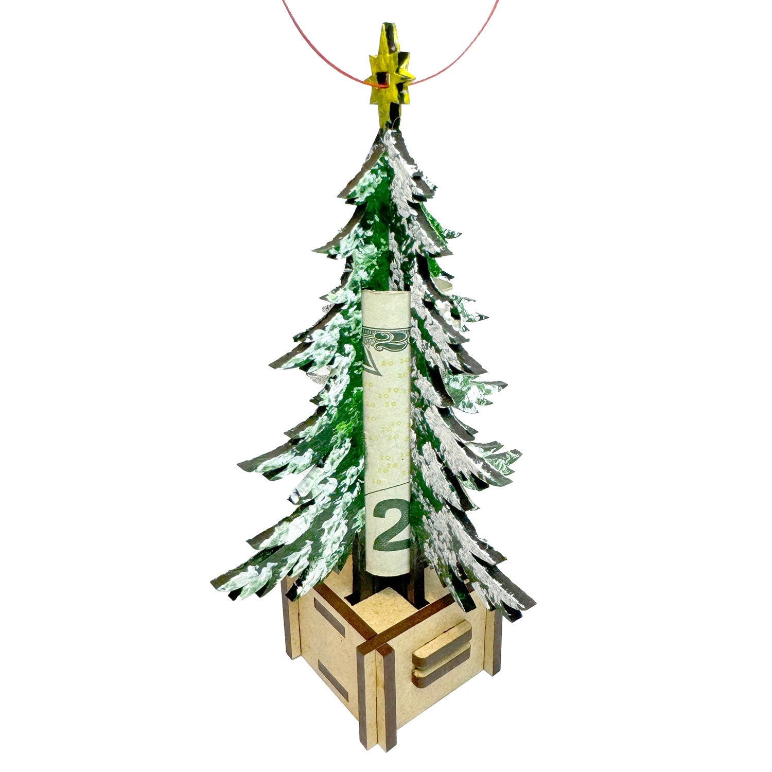 christmas tree out of money Christmas Tree Money Puzzle (Aura Version) – Glowforge Shop