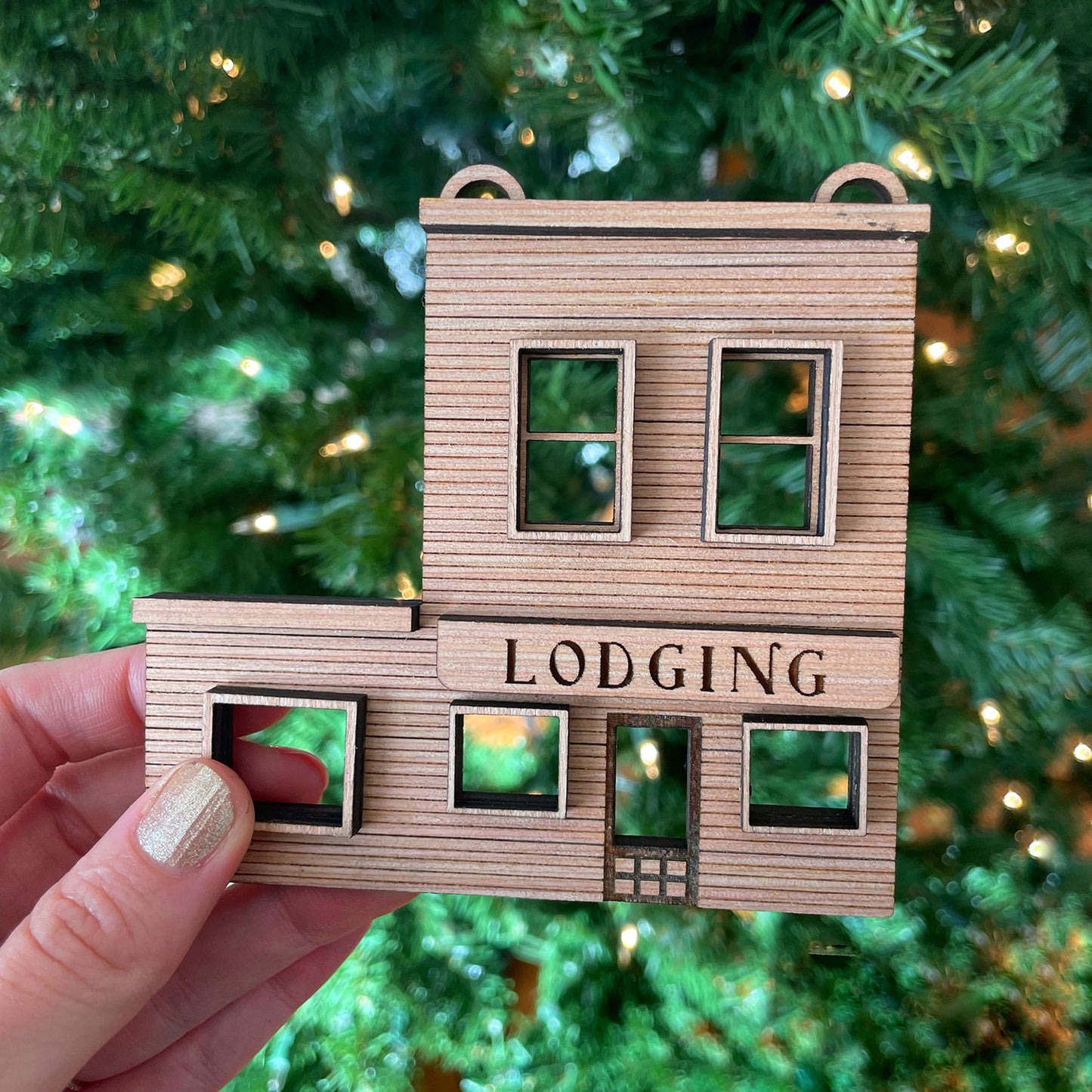 Christmas Village Ornament: Elf Lodging