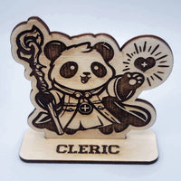 Cleric Panda Game Piece with Stand