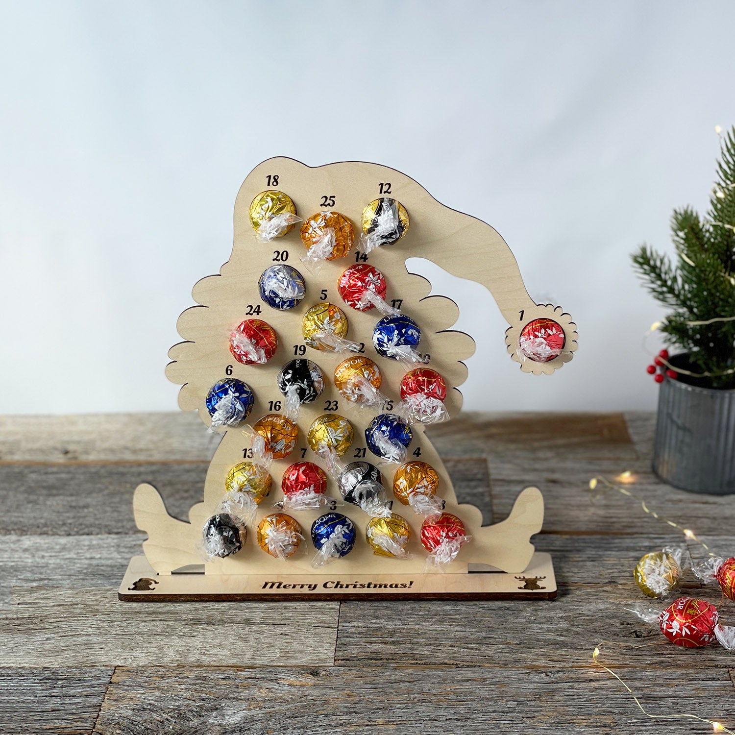 Countdown to Christmas for Lindt Chocolate – Glowforge Shop