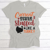 "Current Status Stuffed Like A Turkey" Graphic