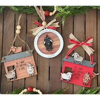 Customizable All I Want for Christmas Is More Goats - Christmas Ornament (Set of 2)