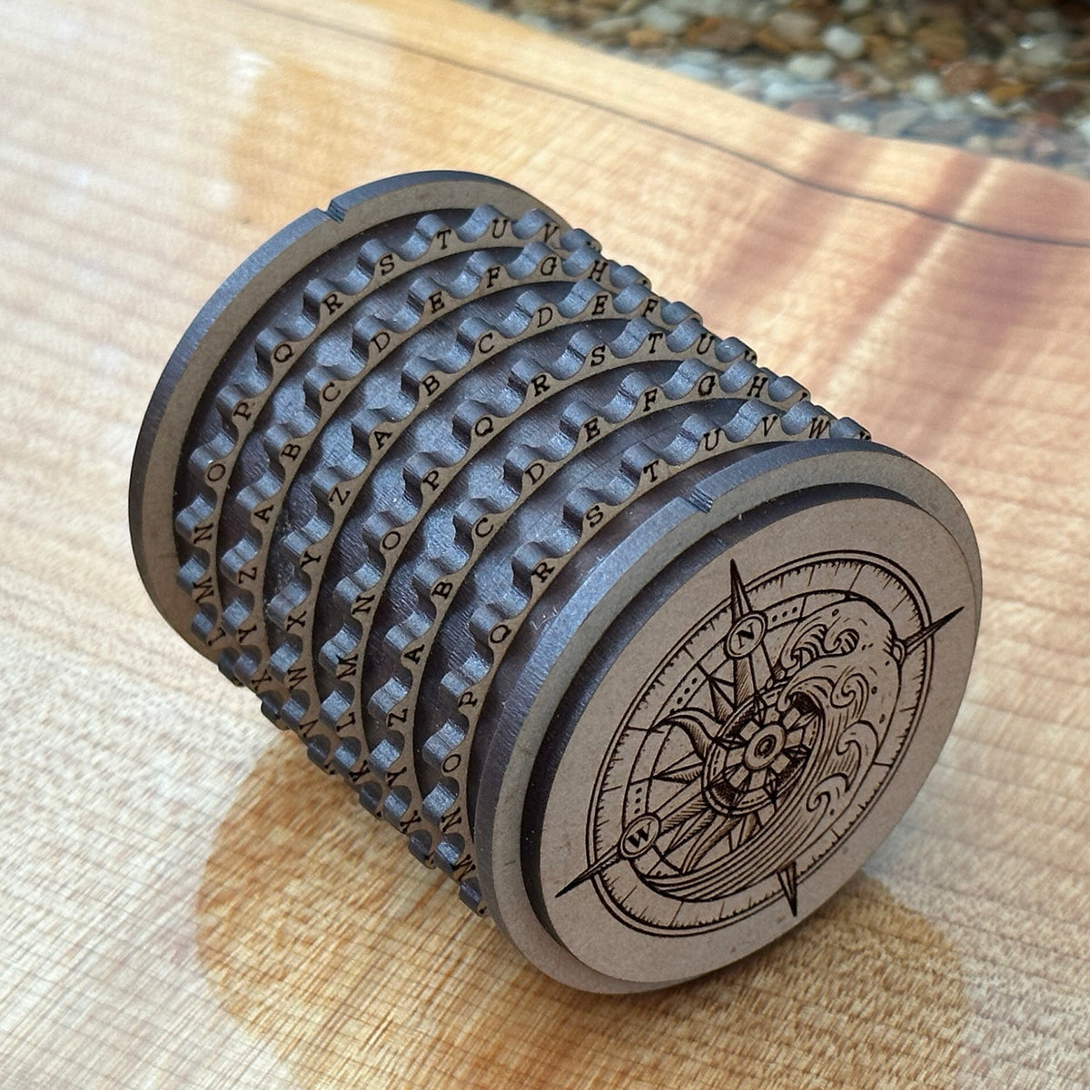 Customizable Cryptex Puzzle Vault – Glowforge Shop