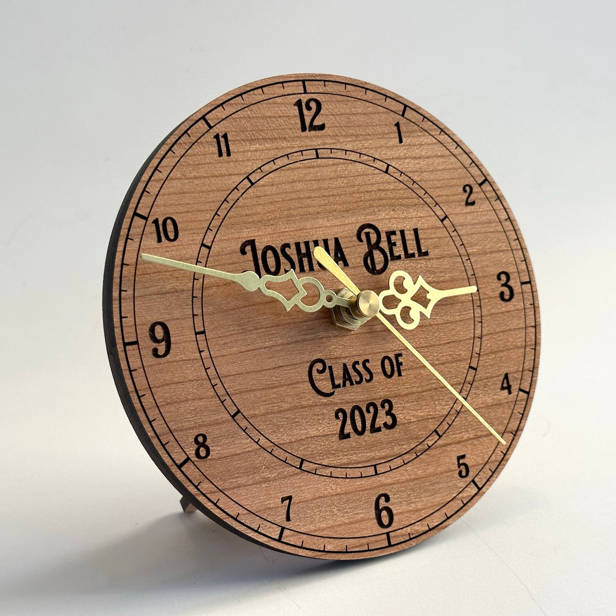 Customizable Table Clock Customizable Elegant Timepiece Desk Clock Ver. 2 – Glowforge Shop