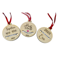 Customizable Friendship Ornaments (Set of 10)