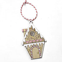 Customizable Gingerbread House Ornament