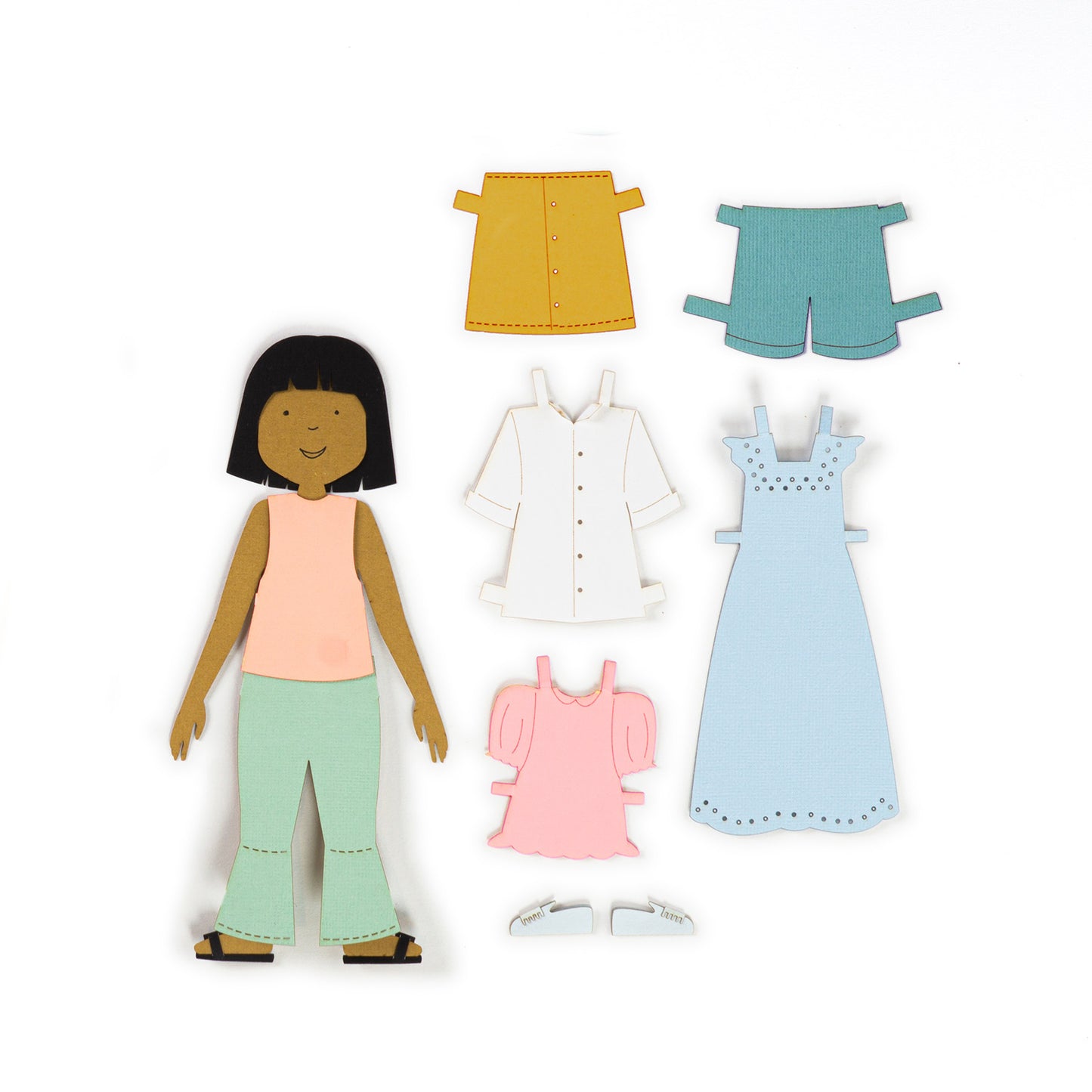 Customizable Paper Doll Clothing – Glowforge Shop