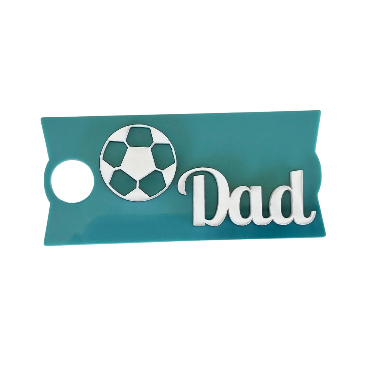 Customizable Stanley Cup Topper 20/30 oz Soccer Mom & Dad (Set of 2)