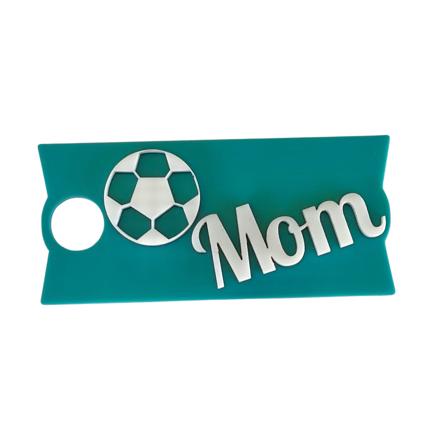 Customizable Stanley Cup Topper 20/30 oz Soccer Mom & Dad (Set of 2)