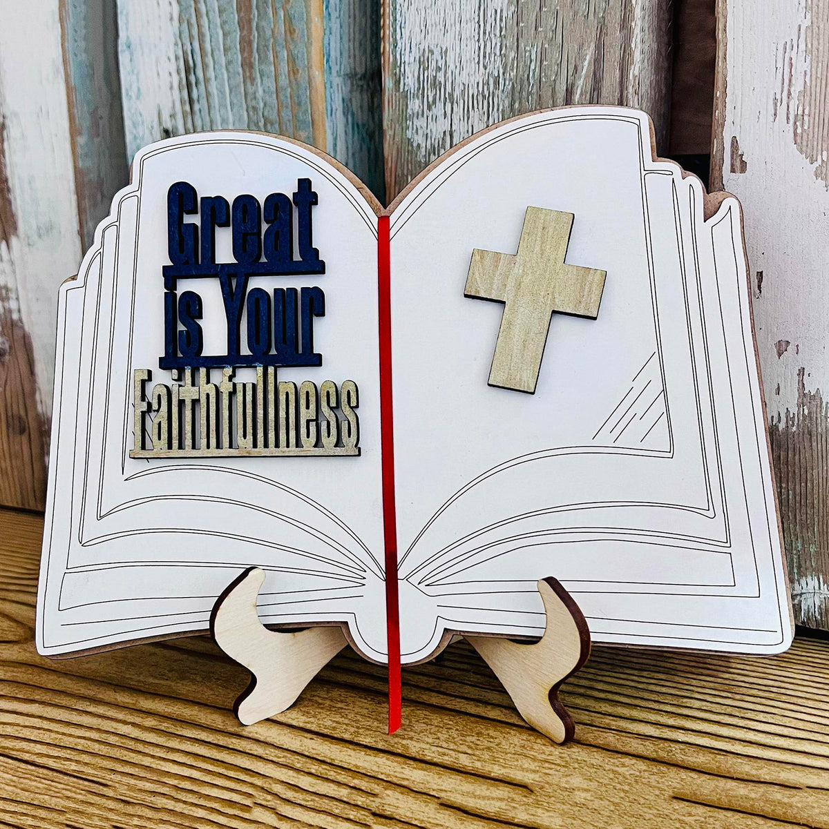 Customizable The Bible Decor / Sign with Easel (Set of 3 Verses ...