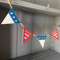 Cute Fourth of July Banner - Stars and Stripes Patriotic Banner