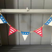 Cute Fourth of July Banner - Stars and Stripes Patriotic Banner