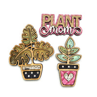 Cute Houseplant - Plant Mom Magnet Collection (Set of 3)