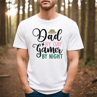 "Dad By Day Gamer By Night" With Hat Graphic