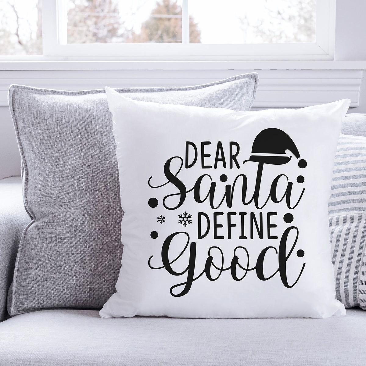 "Dear Santa Define Good" Graphic - Glowforge