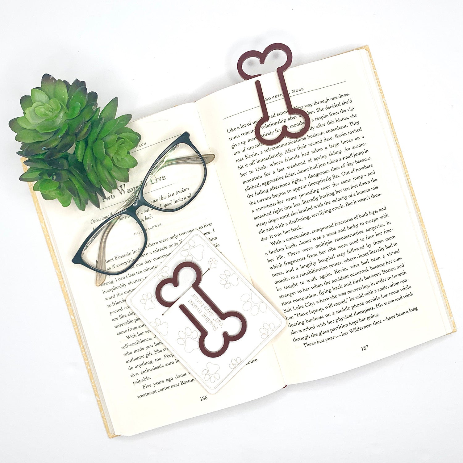 Buy Beaten Copper Bookmarks - Set of 2 Online On Zwende