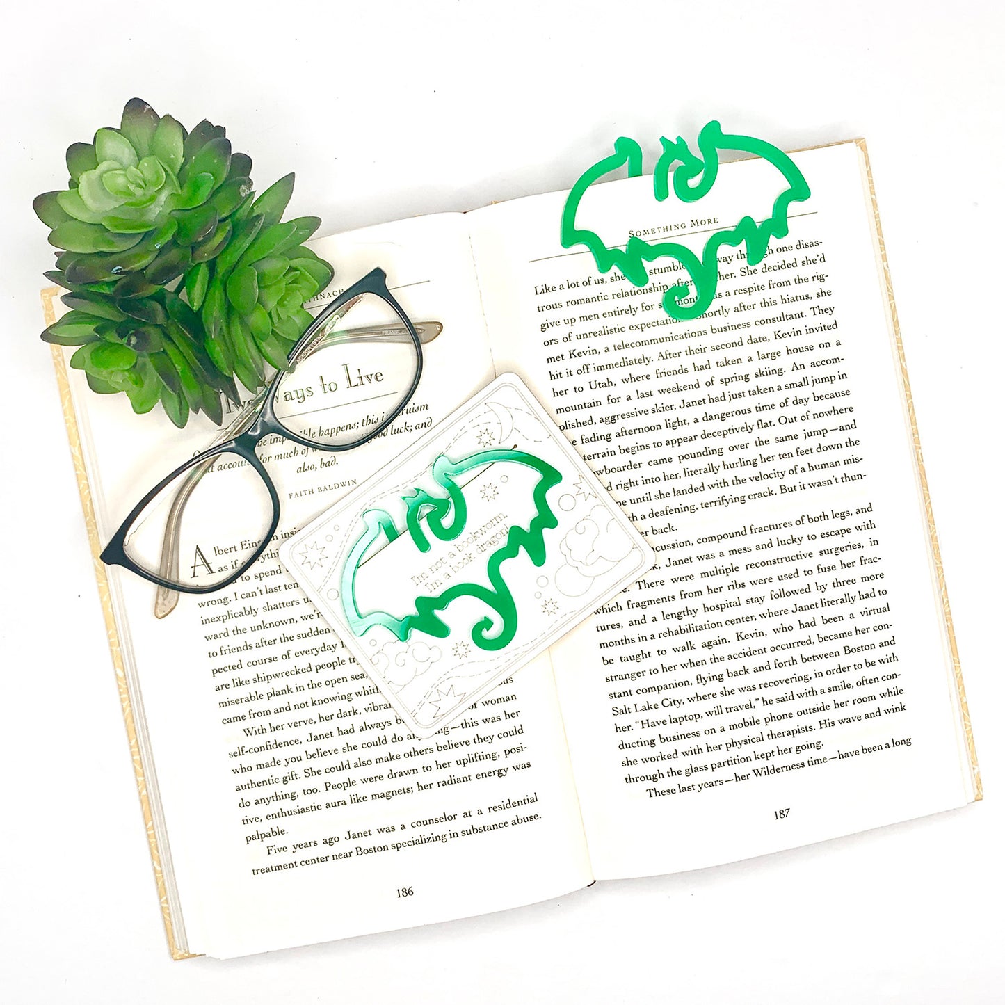 Fish-Shaped Bookmark with Card Backer - Paperclip - Snack Bag Closure –  Glowforge Shop