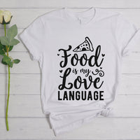"Food Is My Love Language" Graphic