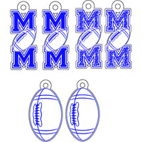 Football MOM Earrings - Sports Earrings (Set of 3)