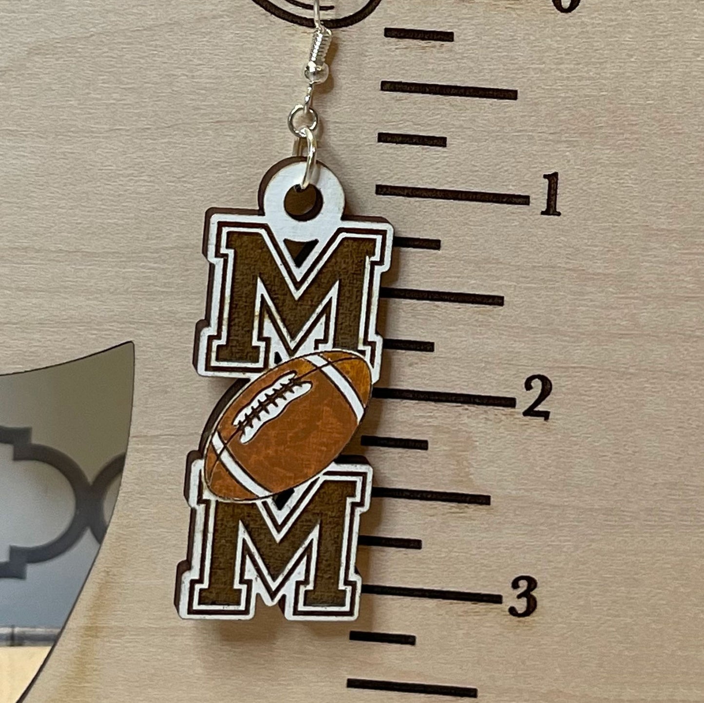 Football MOM Earrings - Sports Earrings (Set of 3)