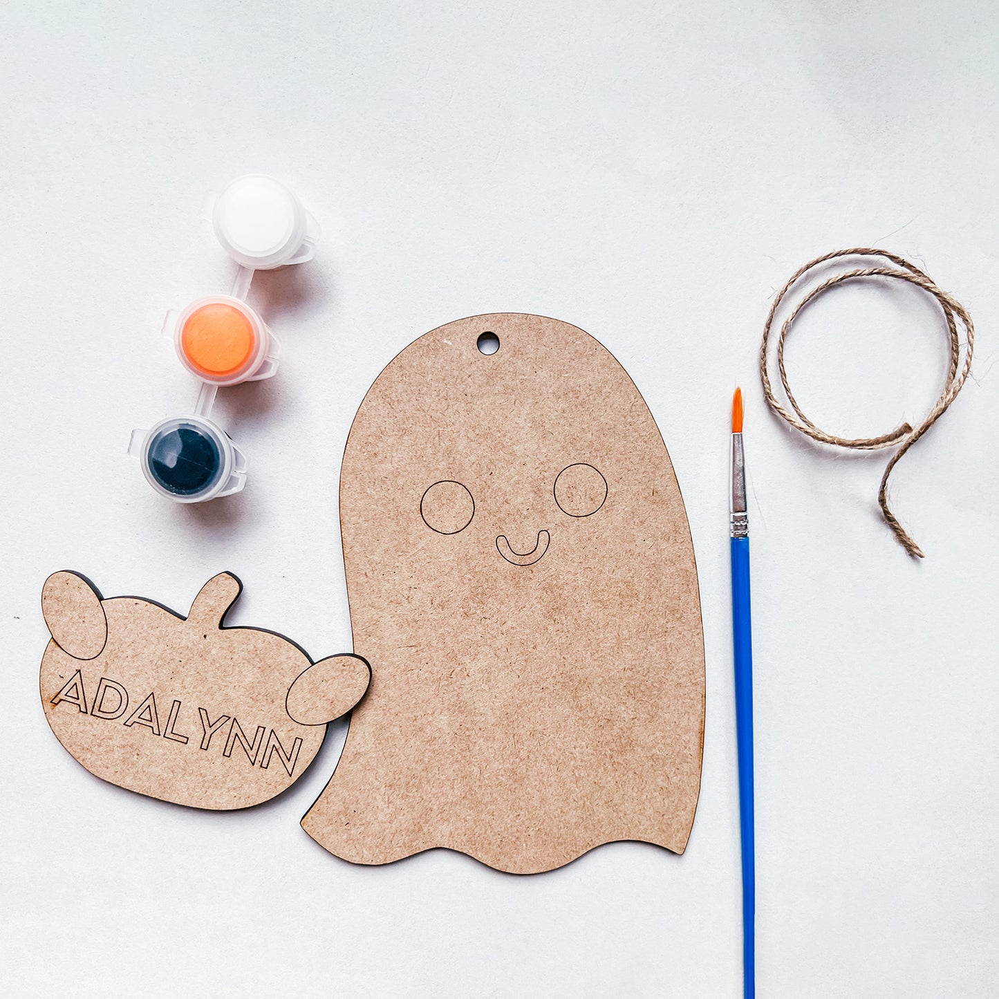 Ghost and Pumpkin DIY Paint Kit - Halloween Crafts for Kids
