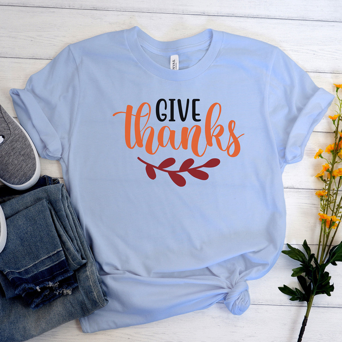 "Give Thanks" Graphic - Glowforge