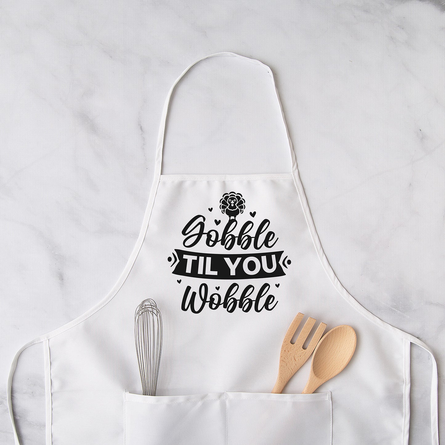 "Gobble Til You Wobble" With Banner Graphic - Glowforge