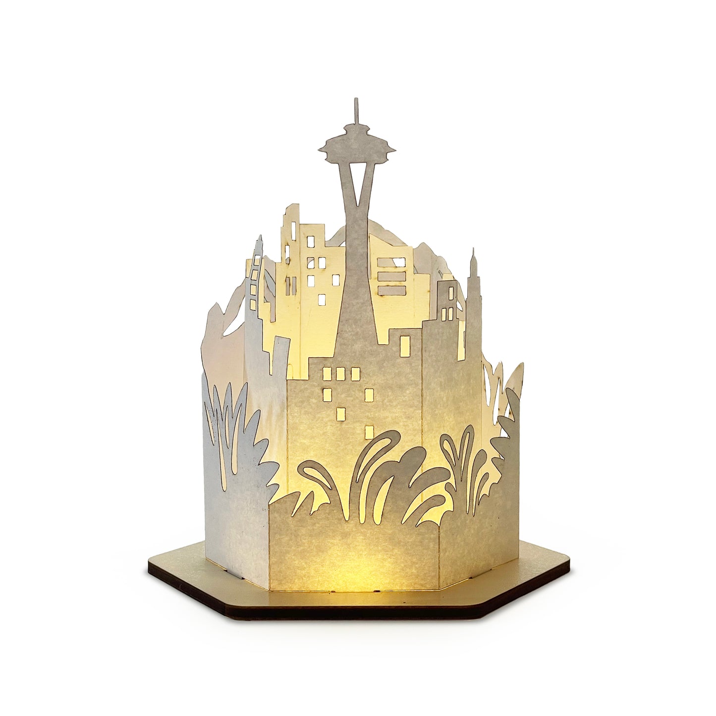 Greetings from Seattle LED Tealight Holder