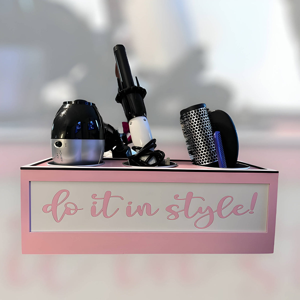 Pvc Pipe Straightener Organizer Pvc Hair Tool Stand Hair Styler