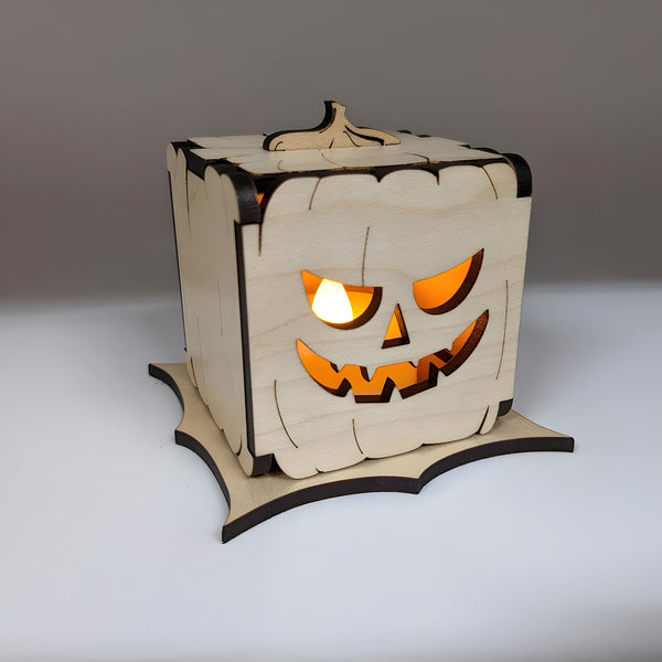 Halloween LED Candle Jack O’ Lantern – Glowforge Shop