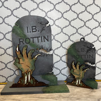 Halloween Silly Tombstones I.B. Rottin (Large)