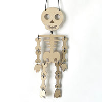 Halloween Skeleton Door Hanger - Festive Halloween Door Decoration