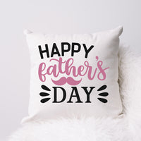 "Happy Father's Day" With Mustache Graphic