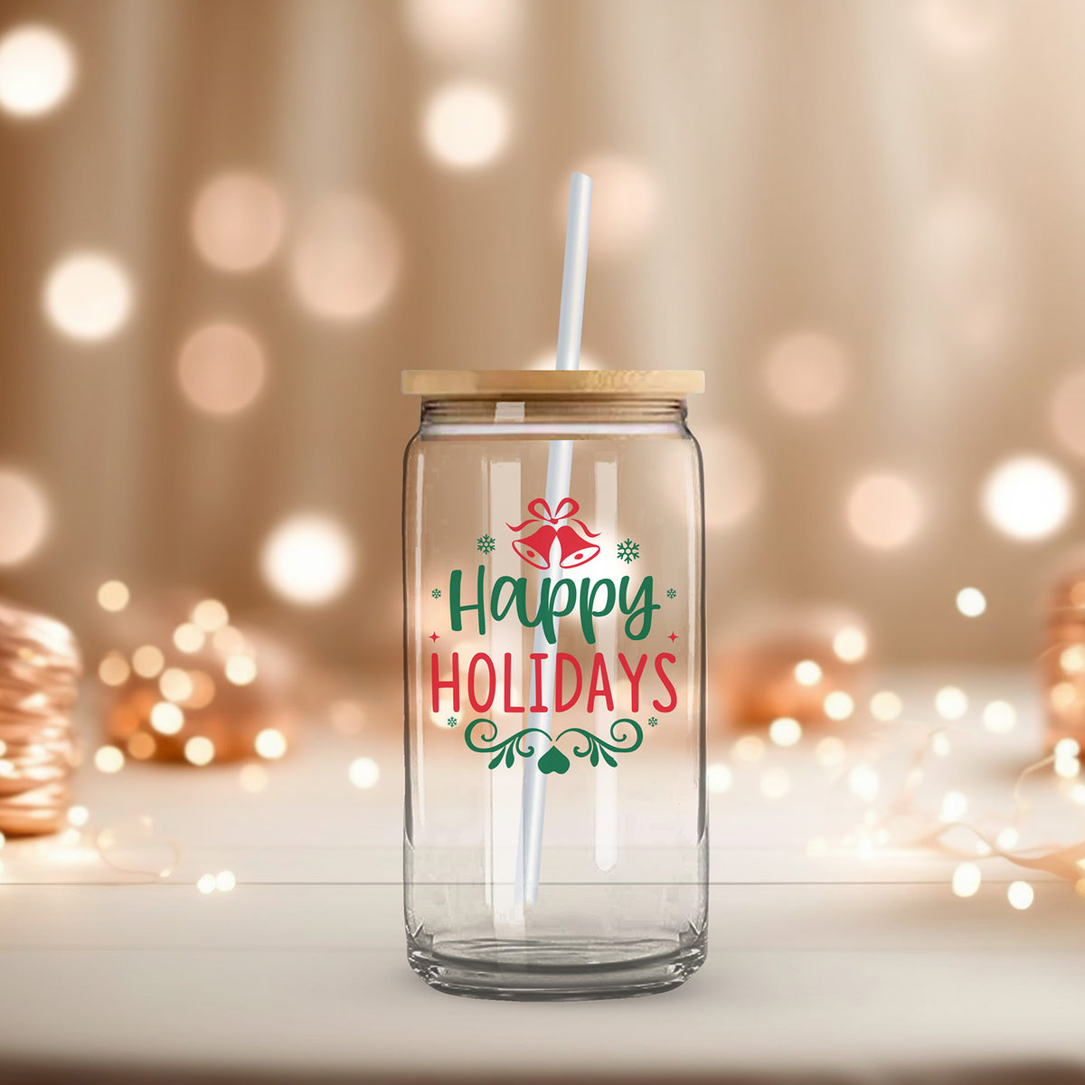 "Happy Holidays" Graphic - Glowforge