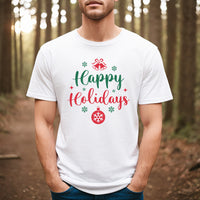 "Happy Holidays" With Ornament Graphic