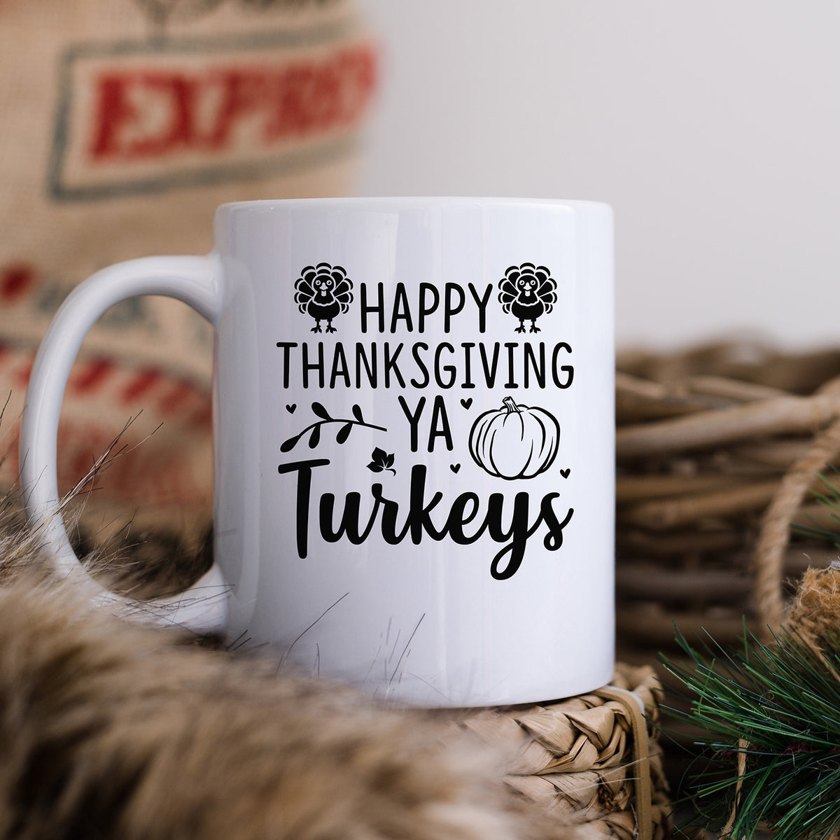 "Happy Thanksgiving Ya Turkeys" Graphic - Glowforge