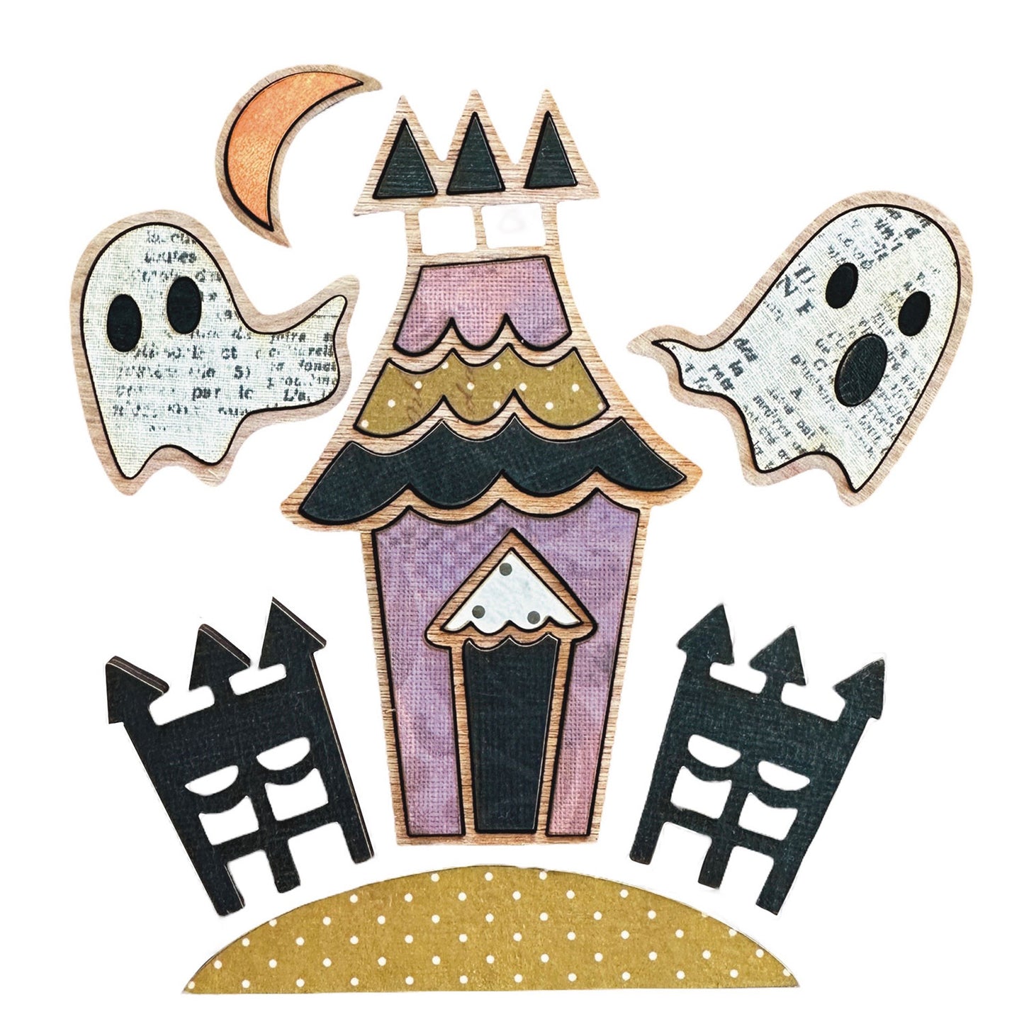 Haunted House Themed Magnet Collection (Set of 7)