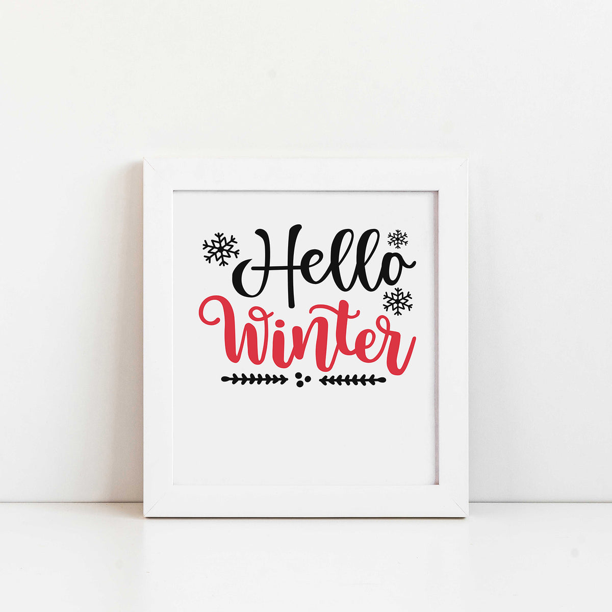 "Hello Winter" Graphic - Glowforge