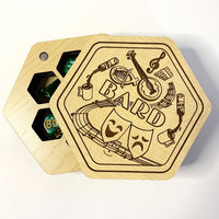 Hexagonal Bard Dice Box - Hex Bard Dice Vault