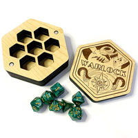 Hexagonal Warlock Dice Box - Hex  Warlock Dice Vault