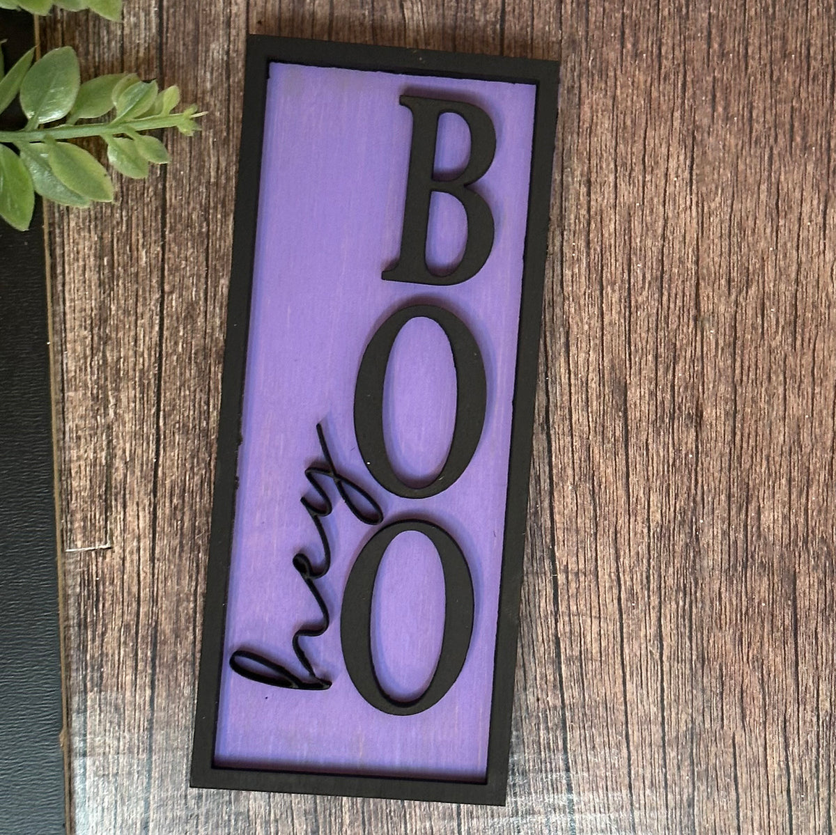 Hey Bob Sign Hey Boo Wall Sign – Glowforge Shop