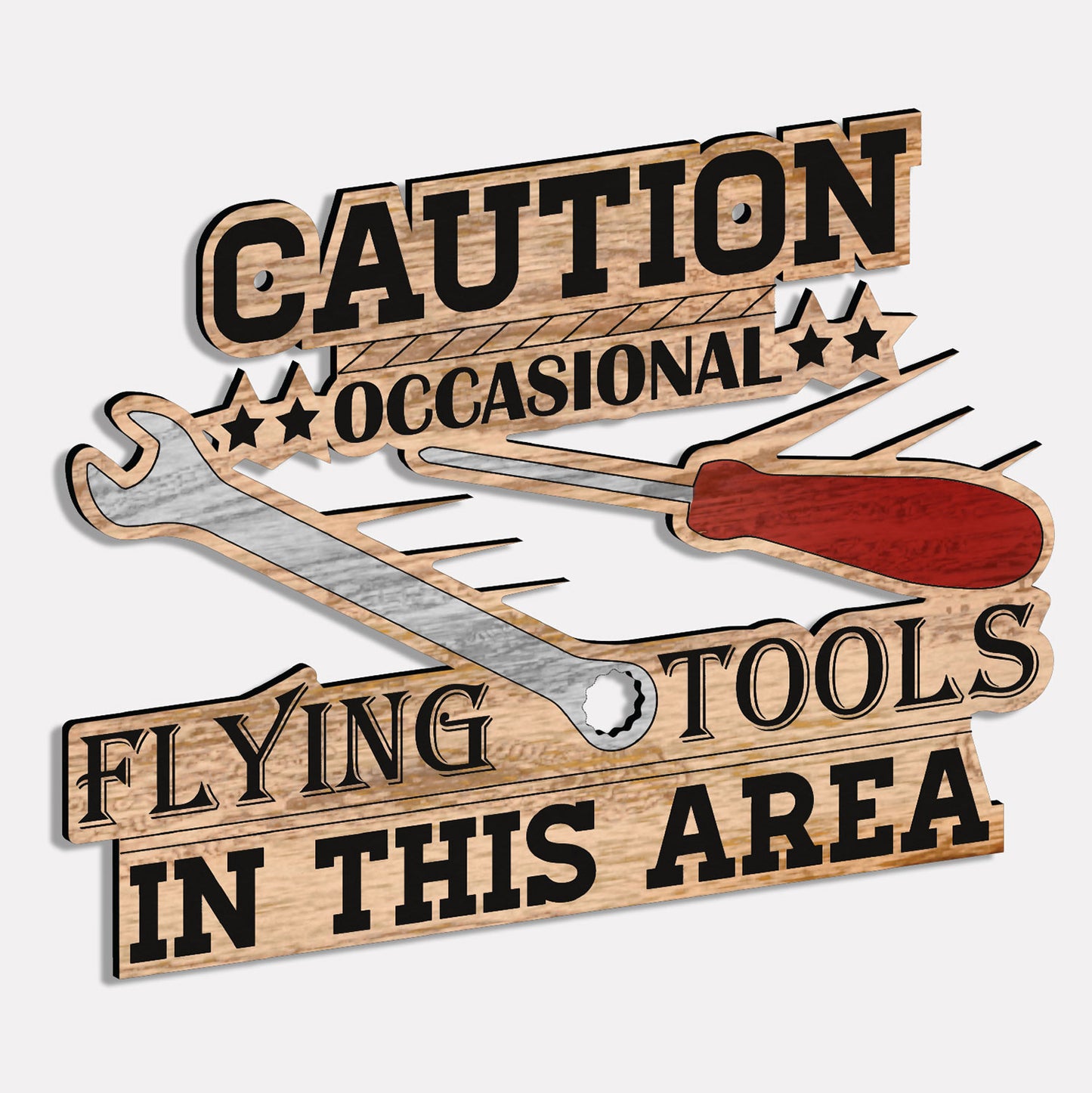 Hilarious Flying Tools Dad's Tool Shed / Workshop Sign