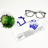 Home-Shaped Bookmark - Paperclip - Snack Bag Closure