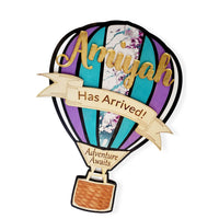 Hot Air Balloon Baby Milestone Calendar - Nursery Decor